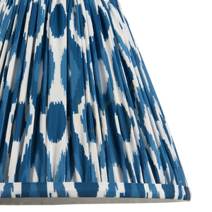 Lámpaernyő Endon Ikat kék szövet 25 cm E27 2 Lámpaernyő Endon Ikat kék szövet 25 cm E27 small 2