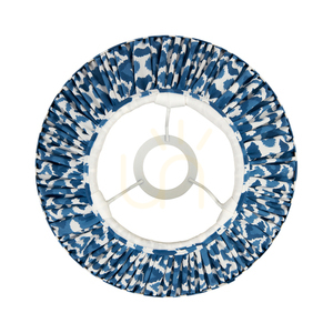 Lámpaernyő Endon Ikat kék szövet 25 cm E27 3 Lámpaernyő Endon Ikat kék szövet 25 cm E27 small 3