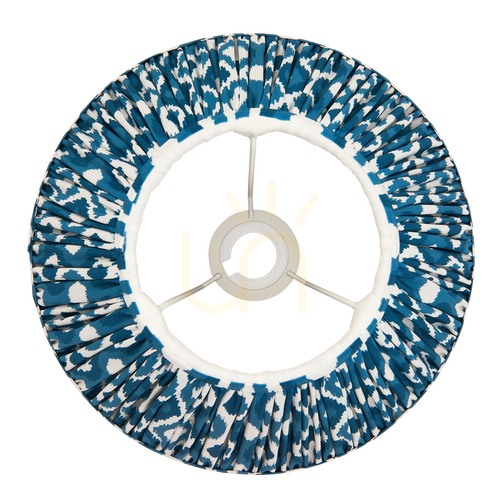 Jelölje be Endon Ikat Blue lámpaernyő 30 cm szövet E27