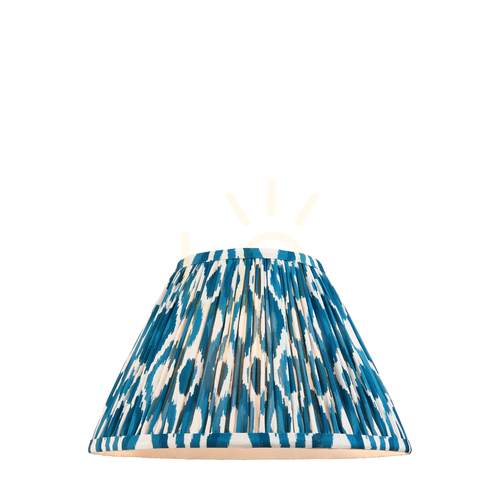 Jelölje be Endon Ikat Blue lámpaernyő 30 cm szövet E27