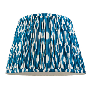 Endon Ikat 113092 kék lámpaernyő, 35 cm, E27/B22 small 4