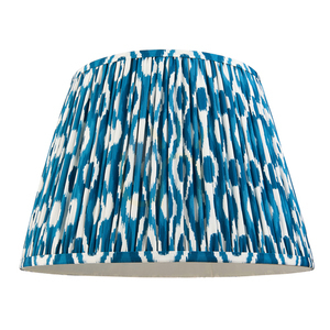 Lámpaernyő Endon Ikat kék szövet 40 cm E27 4 Lámpaernyő Endon Ikat kék szövet 40 cm E27 small 4