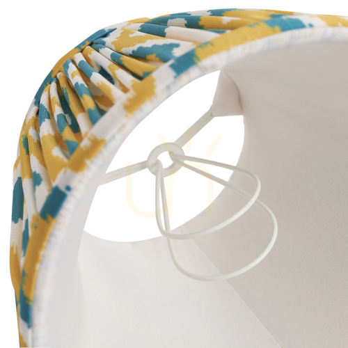 Jelölje be Lámpaernyő Endon Ikat sárga jade szövet 16 cm 12,2 cm