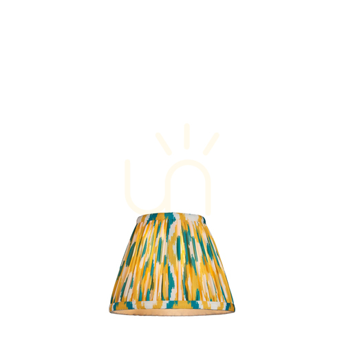 Jelölje be Lámpaernyő Endon Ikat sárga jade szövet 16 cm 12,2 cm