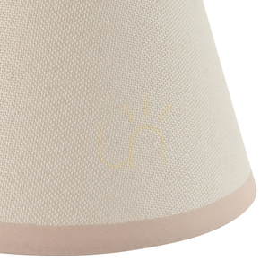 Lámpaernyő Endon Ivy fehér szövet 16 cm E14 small 2