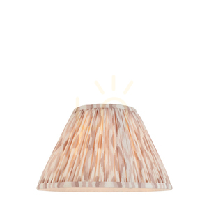Lámpaernyő Endon Ikat bézs szövet E27 30 cm small 0