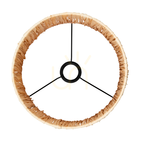 Jelölje be Lámpaernyő Endon fekete raffia E27 30 cm