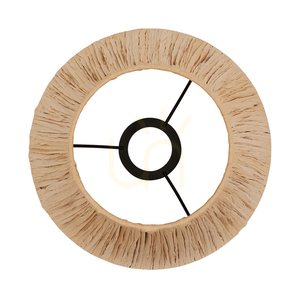 Endon Raffia kúpos természetes raffia lámpaernyő 24 cm E27 113456 small 3