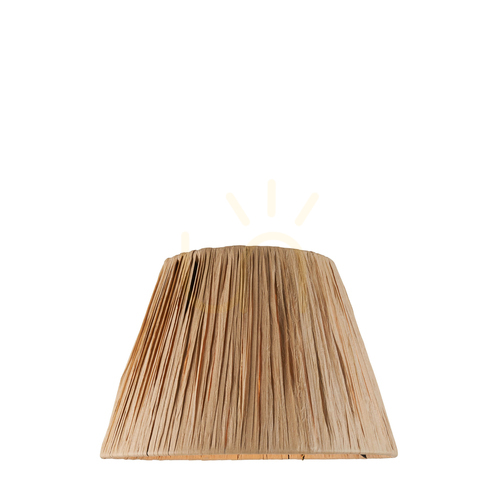 Jelölje be Lámpaernyő Endon fekete raffia E27 24 cm