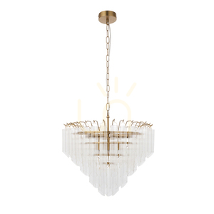 Függőlámpa Endon Toulouse sárgaréz, 12 fényű, G9, 50 cm small 8