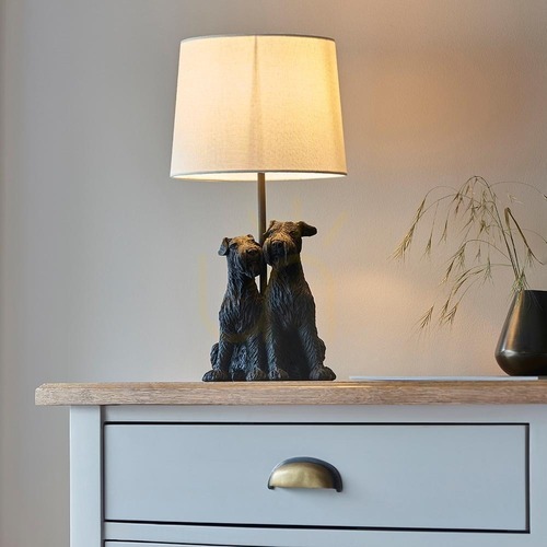 Jelölje be Asztali lámpa Endon Westie bézs, E14, 43 cm