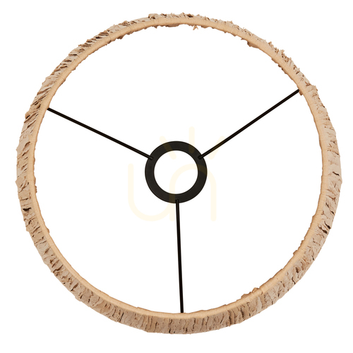 Jelölje be Lámpaernyő Endon barna raffia, E27, 32 cm, természetes rost
