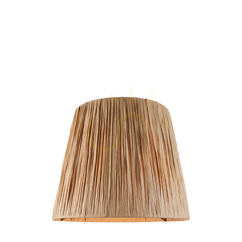Jelölje be Lámpaernyő Endon barna raffia, E27, 32 cm, természetes rost