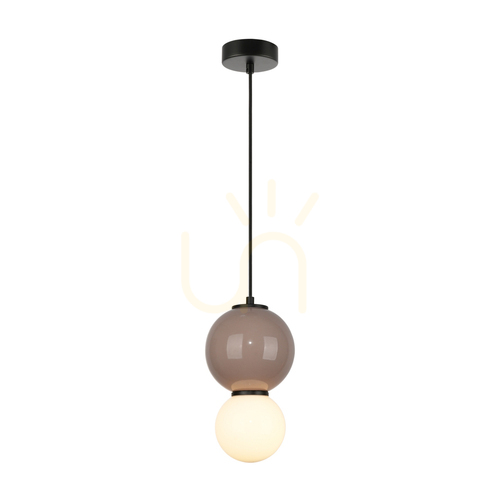 Jelölje be Italux LED függőlámpa fehér-bézs üveg-kerámia 15 cm PND-95221-1S-BR