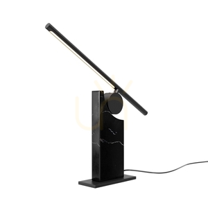 Asztali lámpa Maytoni MONUMENTO fekete fém márvány LED dimmelhető MOD467TL-L9B3K small 1