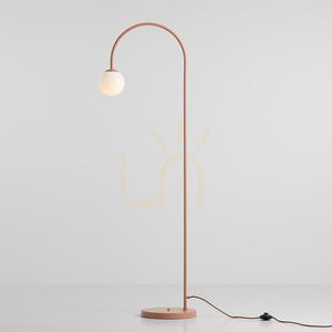 Aldex Una Coral 1116A11 állólámpa, korallszínű, 157 cm, E14 small 1