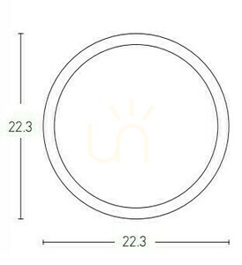 Fekete LED panel 3000k 20W 24V ZAMBELIS ZAMBELIS small 1