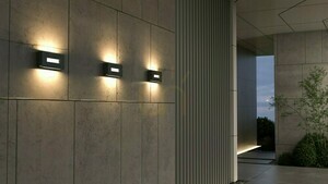 Kültéri fali lámpa Lutec ARTEO 5117002454 LED 12W szürke alumínium small 3