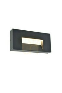 Kültéri fali lámpa Lutec ARTEO LED 9,5 W fekete alumínium 6417001454 small 0