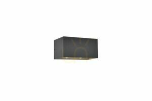 Kültéri fali lámpa Lutec Gemini LED 10,5W mozgásérzékelős szürke 5117101118 small 1
