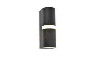 Kültéri fali lámpa Lutec MIKA 5117201012 fekete alumínium 7W LED small 1