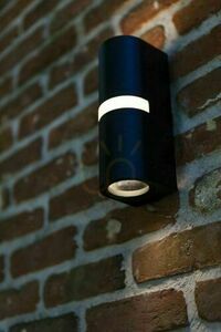 Kültéri fali lámpa Lutec MIKA 5117201012 fekete alumínium 7W LED small 5