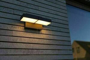 Kültéri fali lámpa Lutec TWISTO LED 13W szürke alumínium 5116303118 small 3