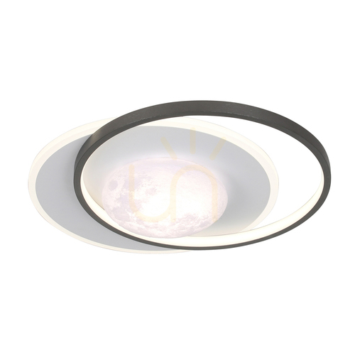 Jelölje be Plafond Italux Desulo LED fekete 40W 5300 lm PLF-02727-M-BK