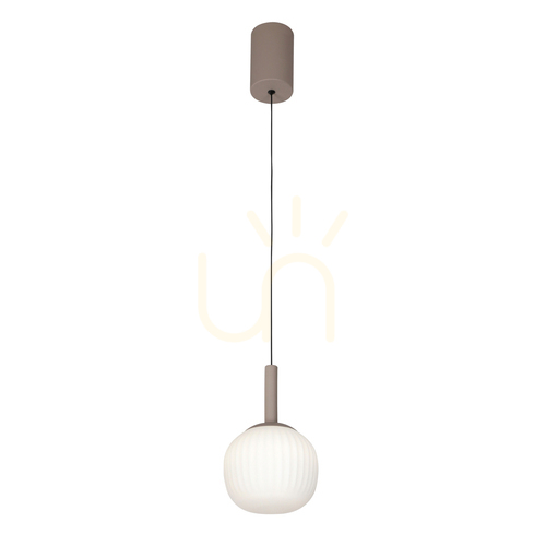 Jelölje be Italux LED függőlámpa barna üveg 15 cm PND-02217-1-BRO