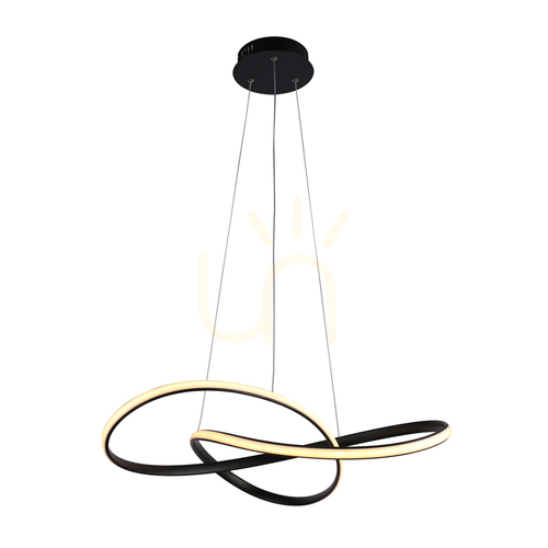 Jelölje be Függőlámpa Italux Consa LED fekete 50 cm PND-19221C-BK