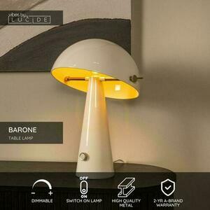 Asztali lámpa Lucide BARONE bézs arany retro fém 38 cm 65502/52/41 small 3