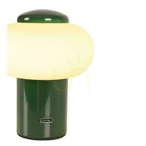 Lucide GUSTAV zöld üveg LED asztali lámpa USB-vel 8 cm small 7