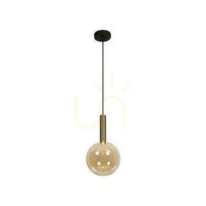 Függőlámpa Lucide JOSIANE réz-fekete üveg-fém 18 cm 21441/01/62 small 1