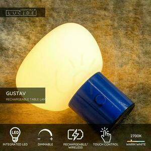 Kék tölthető Lucide GUSTAV 44521/01/35 asztali lámpa LED 0,8 W 2700 K small 3