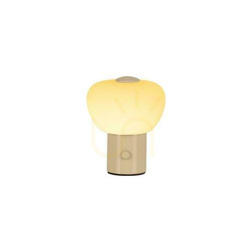 Jelölje be Asztali lámpa Lucide GUSTAV bézs üveg LED USB érintős 8 cm