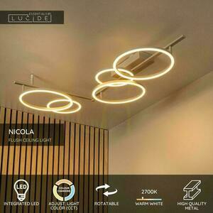 Lucide NICOLA bézs LED mennyezeti lámpa 49 cm 37W 1600 lm 53113/36/41 small 3