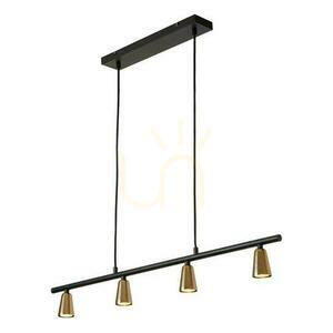 Lucide Tiana bézs-fekete 4 égős GU10 függőlámpa 95 cm small 8