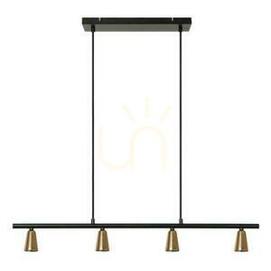 Lucide Tiana bézs-fekete 4 égős GU10 függőlámpa 95 cm small 2