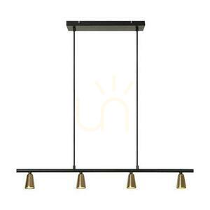 Lucide Tiana bézs-fekete 4 égős GU10 függőlámpa 95 cm small 0