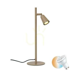Asztali lámpa Lucide Tiana bézs fém modern 46 cm 65501/01/41 small 0