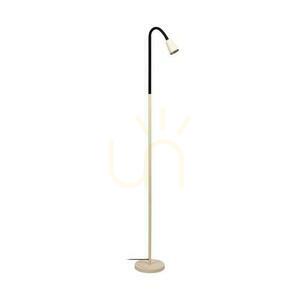 Lucide Jasper bézs-fekete fém állólámpa GU10 141,5 cm small 2