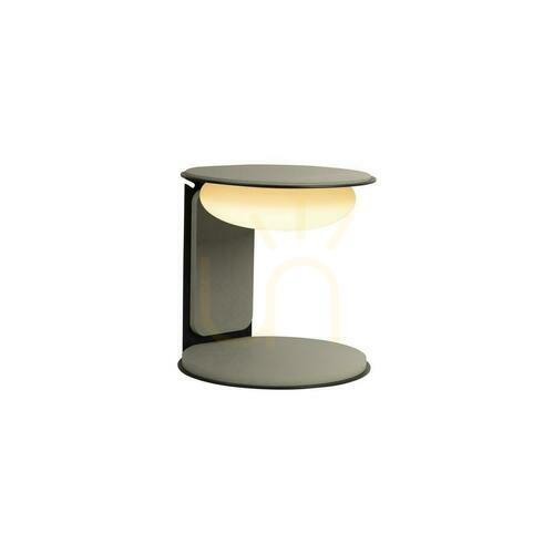 Jelölje be Lucide ALINDA zöld LED asztali lámpa fa-üveg, USB, 20 cm, dimmelhető