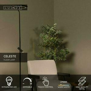 Állólámpa Lucide CELESTE fekete LED 21W 174 cm 2700K dimmelhető 03745/25/30 small 3