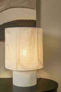 Asztali lámpa Lucide Tissaja fehér len beton E27 35 cm 06528/50/31 small 5