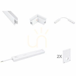 Set U LUNA-MAG mágneses felületi lámpa fehér színben small 0