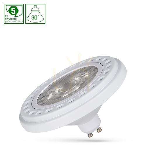 Jelölje be LED izzó Ar111 GU10 230V 20W Cob 30 St WW Ra90 Prémium fehér spektrum 5 év garancia