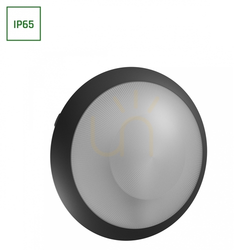 Jelölje be Plafond Nymphea Omni Black E27 230V IP65 Ik08 Fi300 X90mm Black Round.