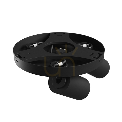 Jelölje be MADARA Altro kerek spotlámpa 3x GU10 230V IP20 220 X134mm Fekete
