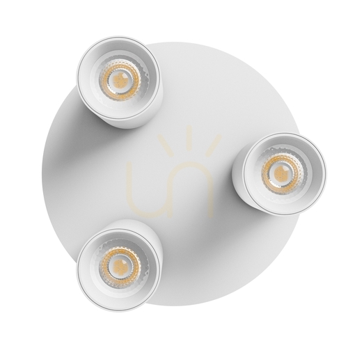 Jelölje be MADARA Altro kerek spotlámpa 3x GU10 230V IP20 220 X134mm Fehér