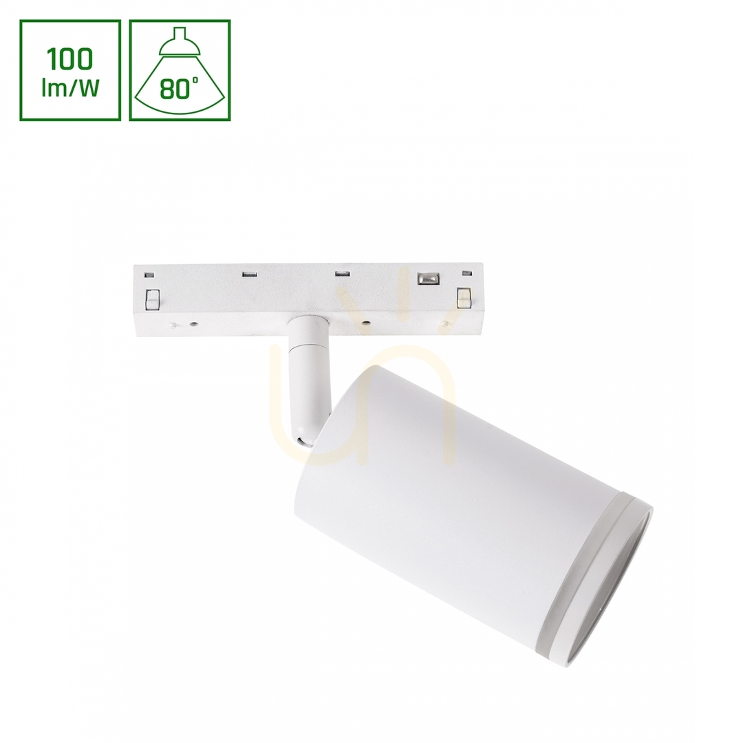 Jelölje be Fényszóró gyűjtősínekhez System Shift Basic Spot S Ring irányított lámpatest 55 X100 X160mm 7W 4000 K fehér Fényszóró gyűjtősínekhez System Shift Basic Spot S Ring irányított lámpatest 55 X100 X160mm 7W 4000 K fehér